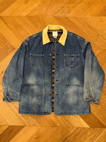 visvim 22AW Jumbo Coverall Denim Jacket