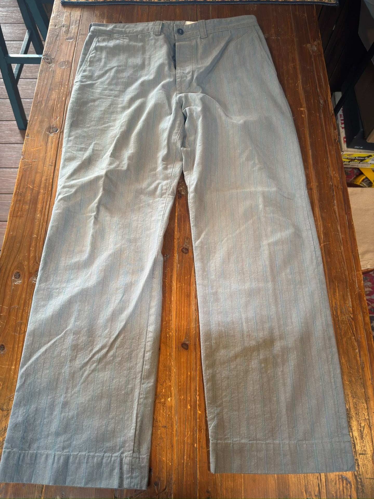 RRL Striped Work Pants