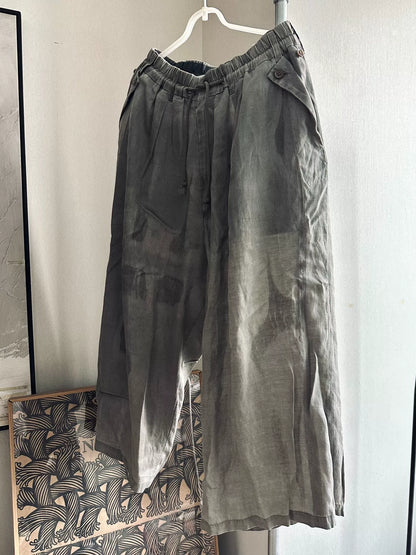 Yohji Yamamoto Main Line Silk Wide Pants