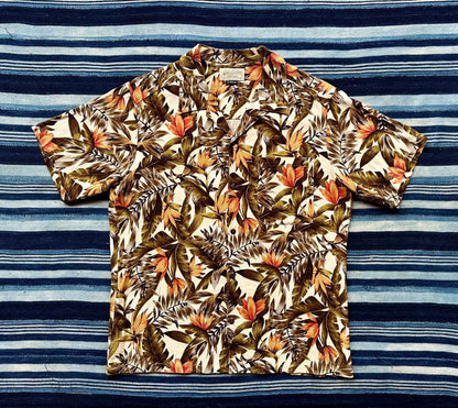 neighborhood aloha floral short sleeve shirt