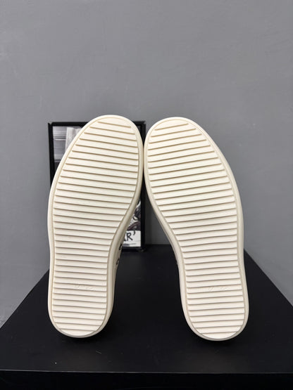 Rick Owens 25SS Low-Top Milk White