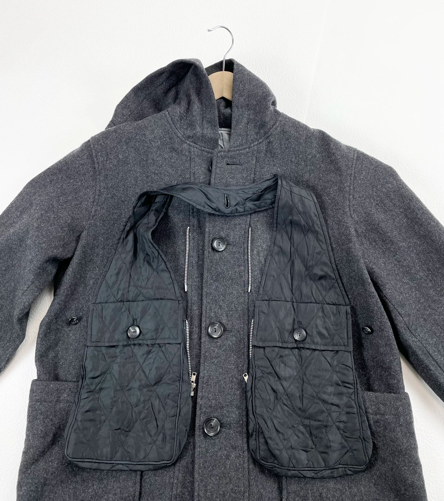 issey sport I.S 90s tactical wool jacket