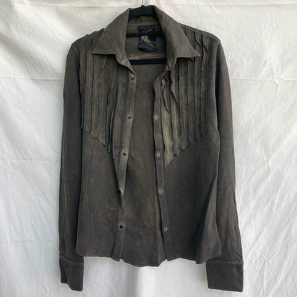 Kiryuyrik Distressed Long-Sleeve Rock Shirt
