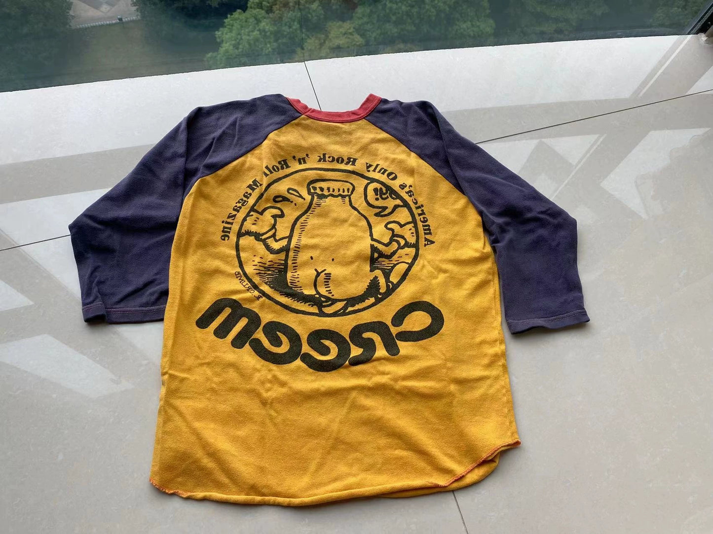 freewheelers color block long sleeve shirt