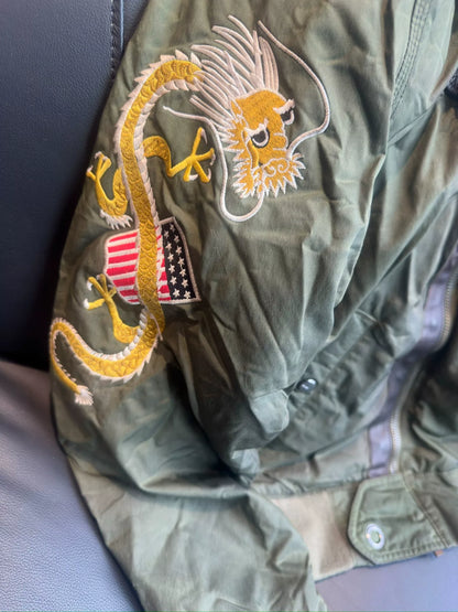 Ralph Lauren Black Label Waxed Flight Jacket