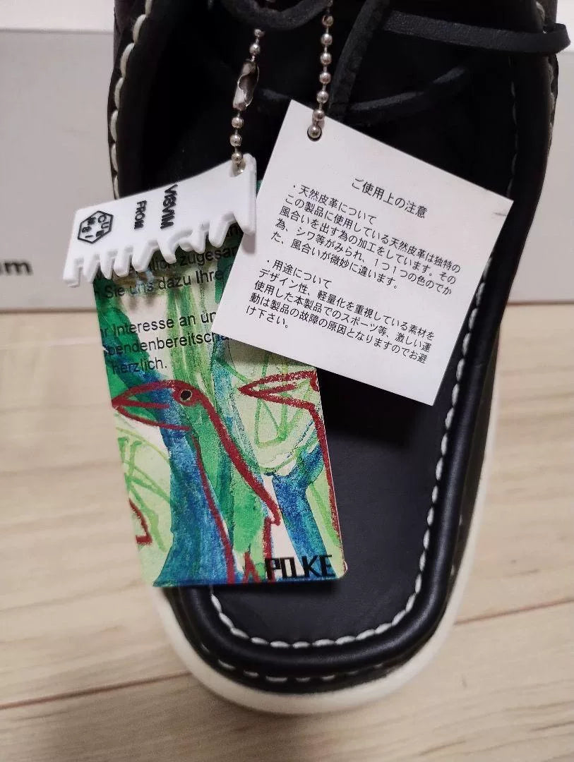 VISVIM POLKE Black US9.5 Deadstock