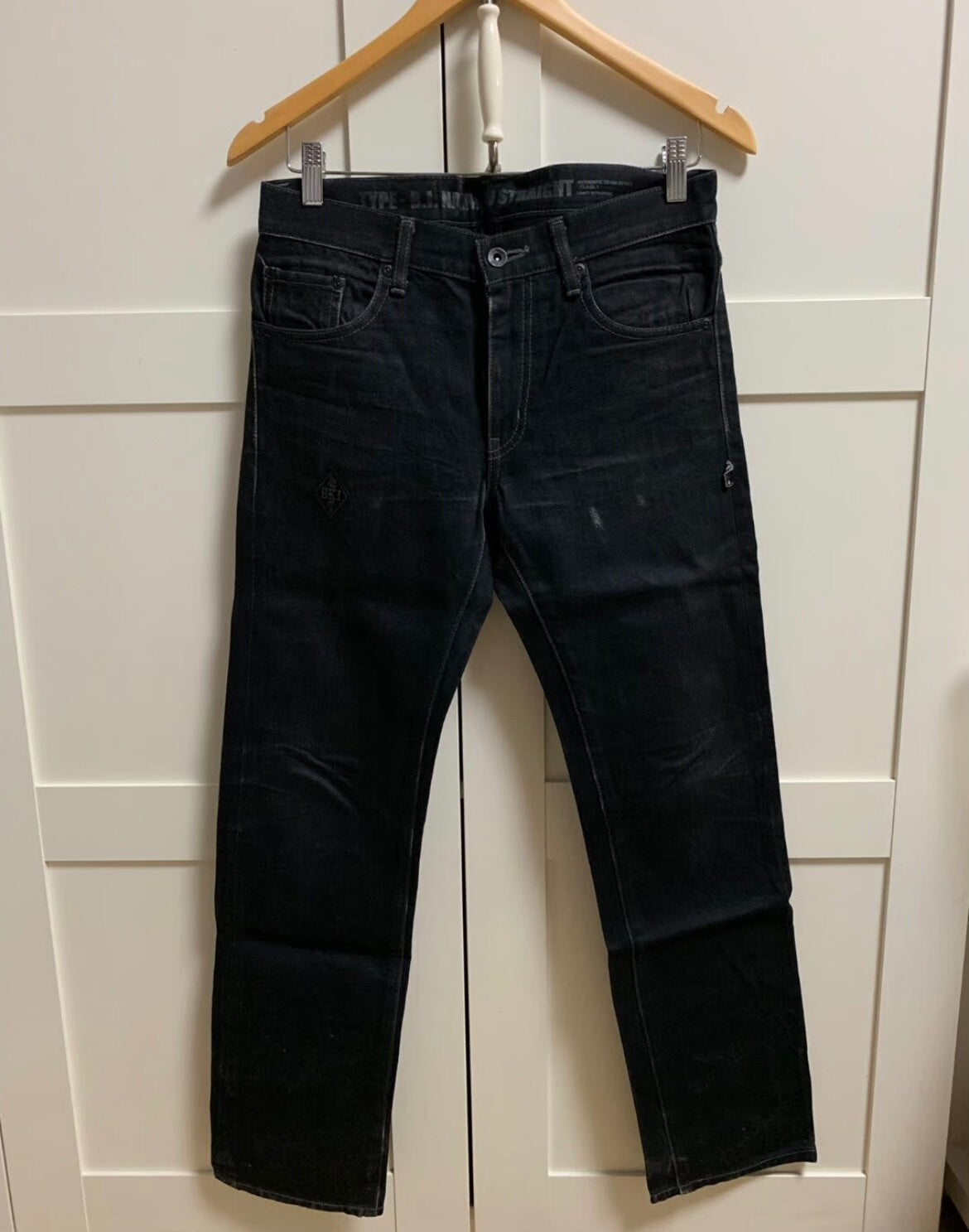 neighborhood black washed jeans size S