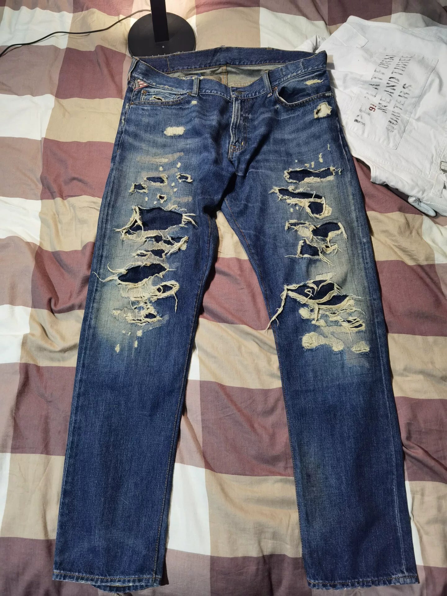 Ralph Lauren Denim&Supply Extreme Distressed Jeans
