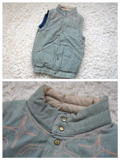 VISVIM Blue Padded Reversible Vest