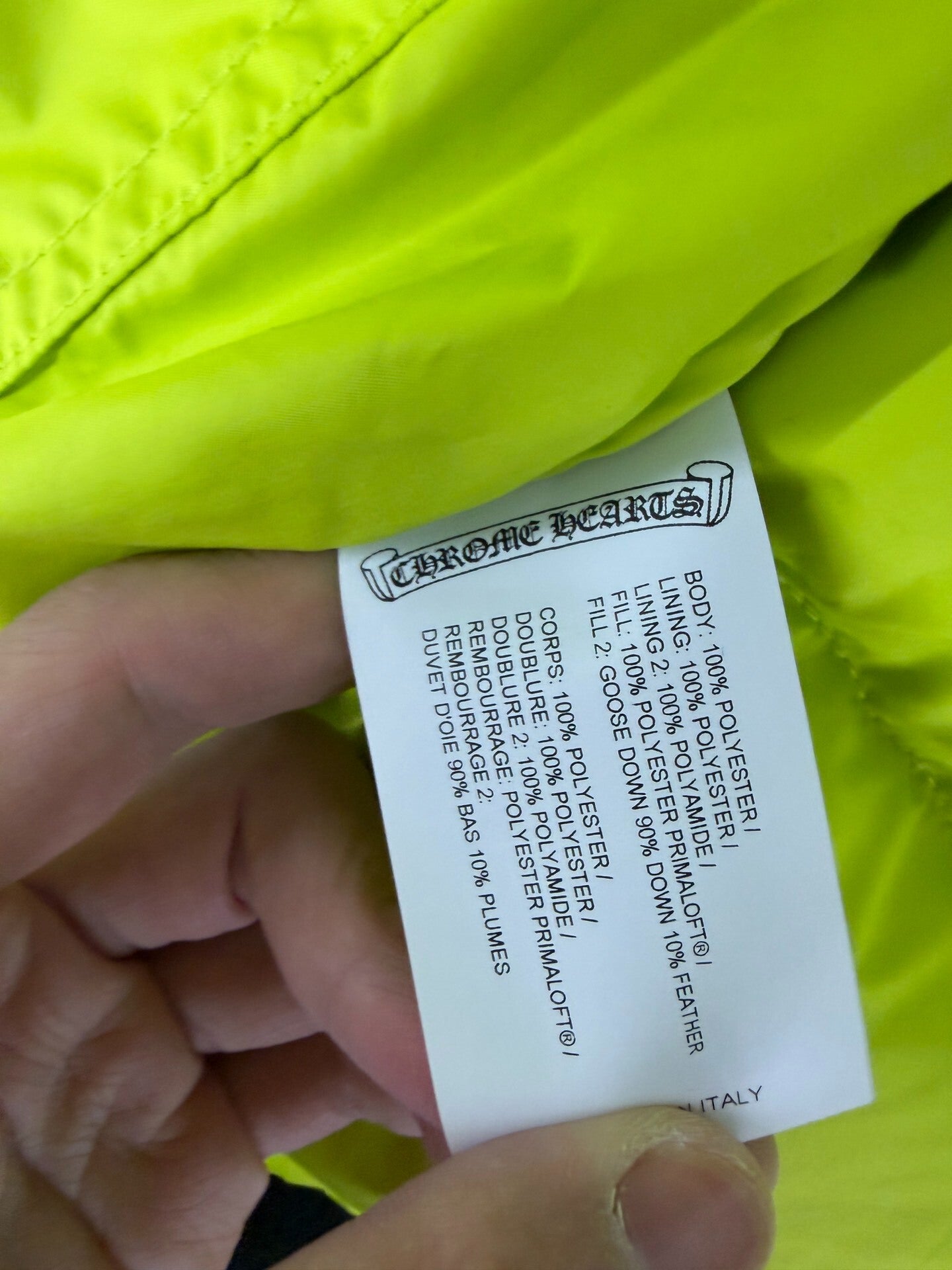 Chrome Hearts Green Vest with Dark Pattern