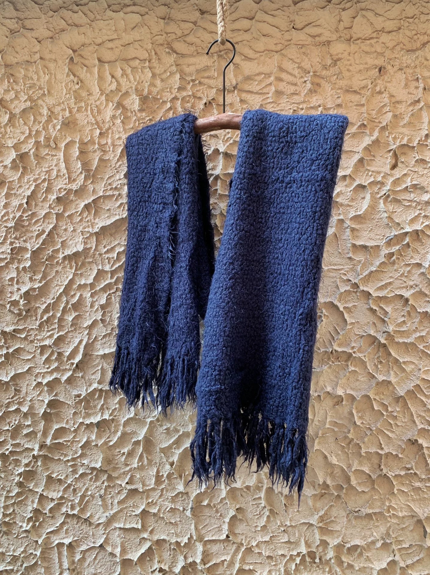 Y's bis Limi 00s Runway Wool Fringed Scarf
