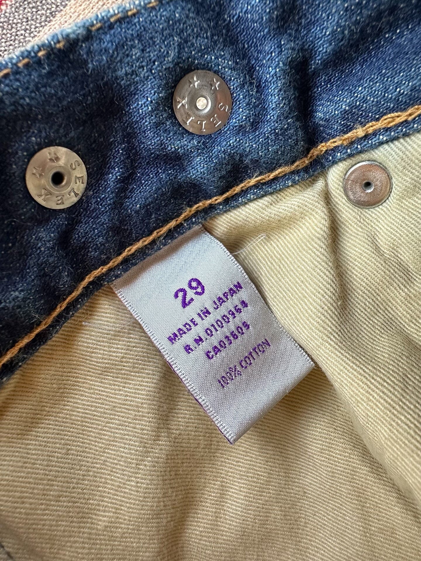 vintage prps distressed denim jeans made in japan