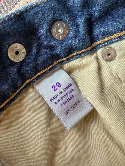 vintage prps distressed denim jeans made in japan