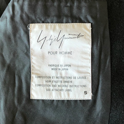 yohji yamamoto multi-pocket suit jacket