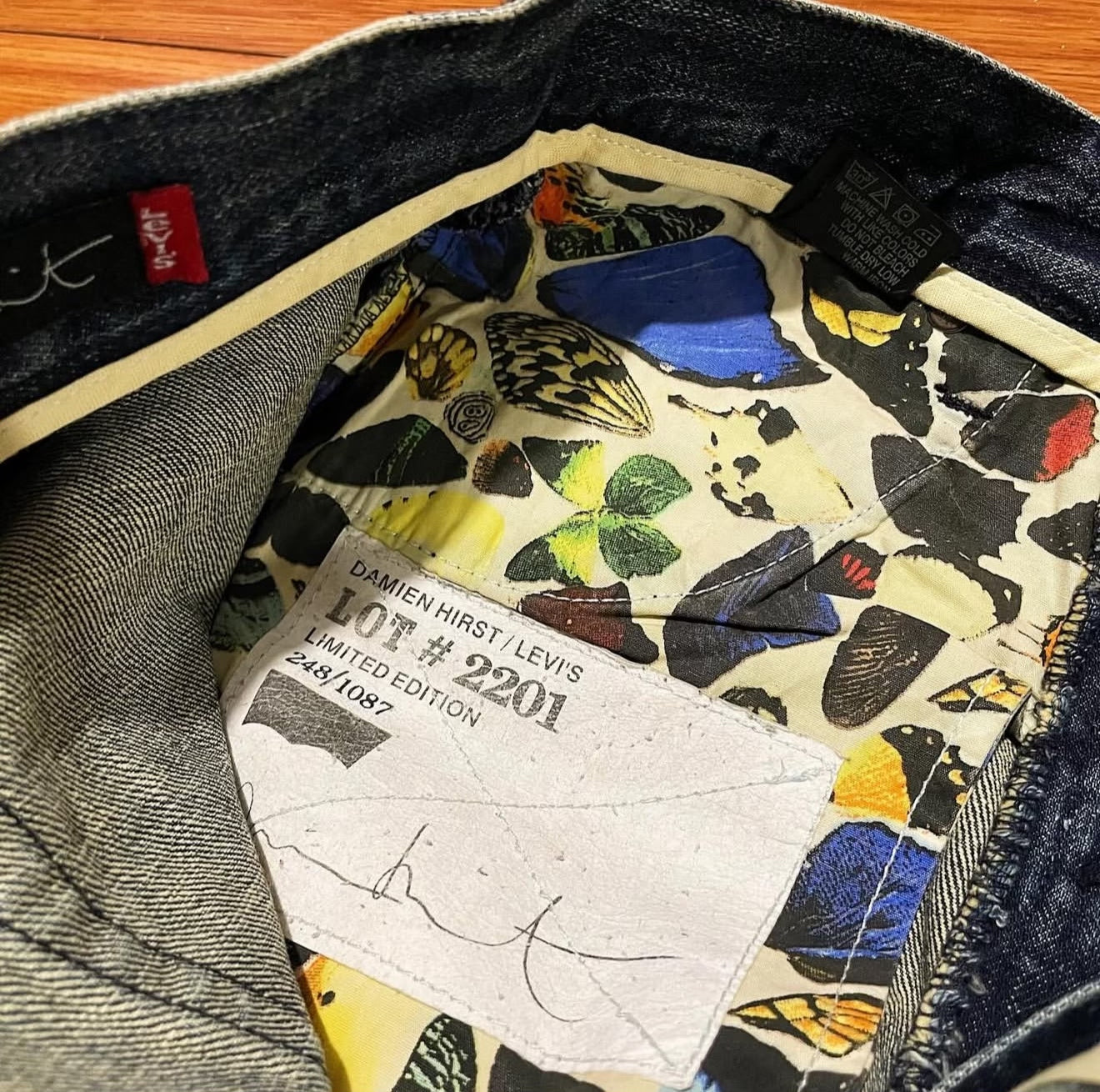 Vintage Levi's FW08 Hirst Skull Jeans