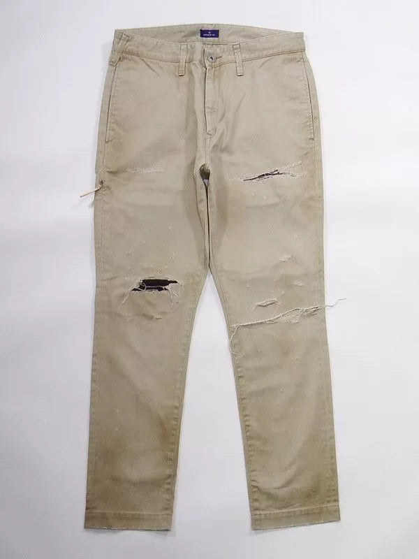 Vanquish & Fragment Distressed Lightning Pants