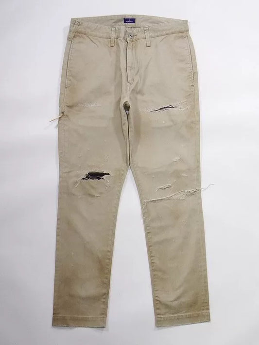 Vanquish & Fragment Distressed Lightning Pants