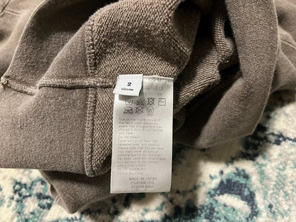 visvim 17AW Jumbo Crew Mud-Dyed Sweatshirt
