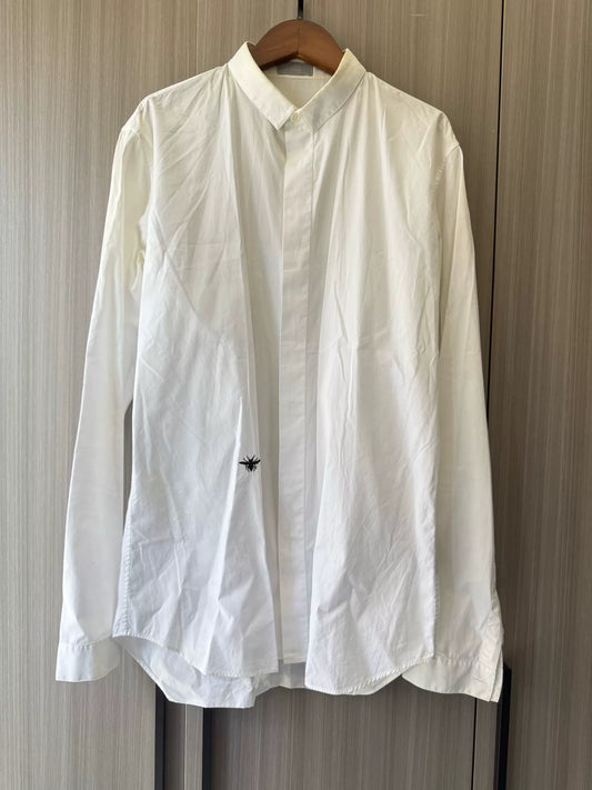 Dior Homme White Cotton Shirt