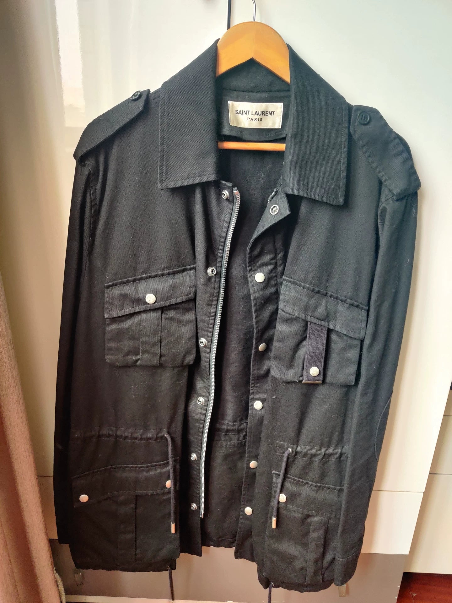Saint Laurent Black Safari Jacket