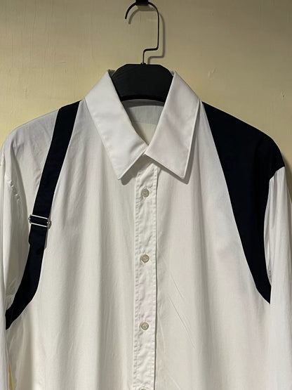 alexander mcqueen men's harness shirt