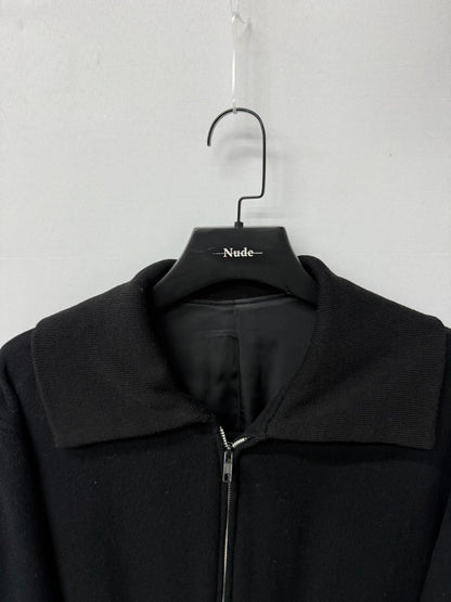 yohji yamamoto wool coat for men