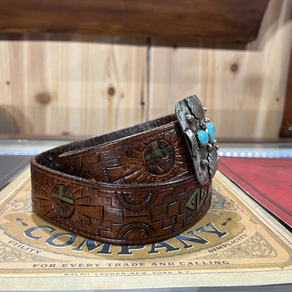 Vintage RRL Ralph Lauren Leather Belt