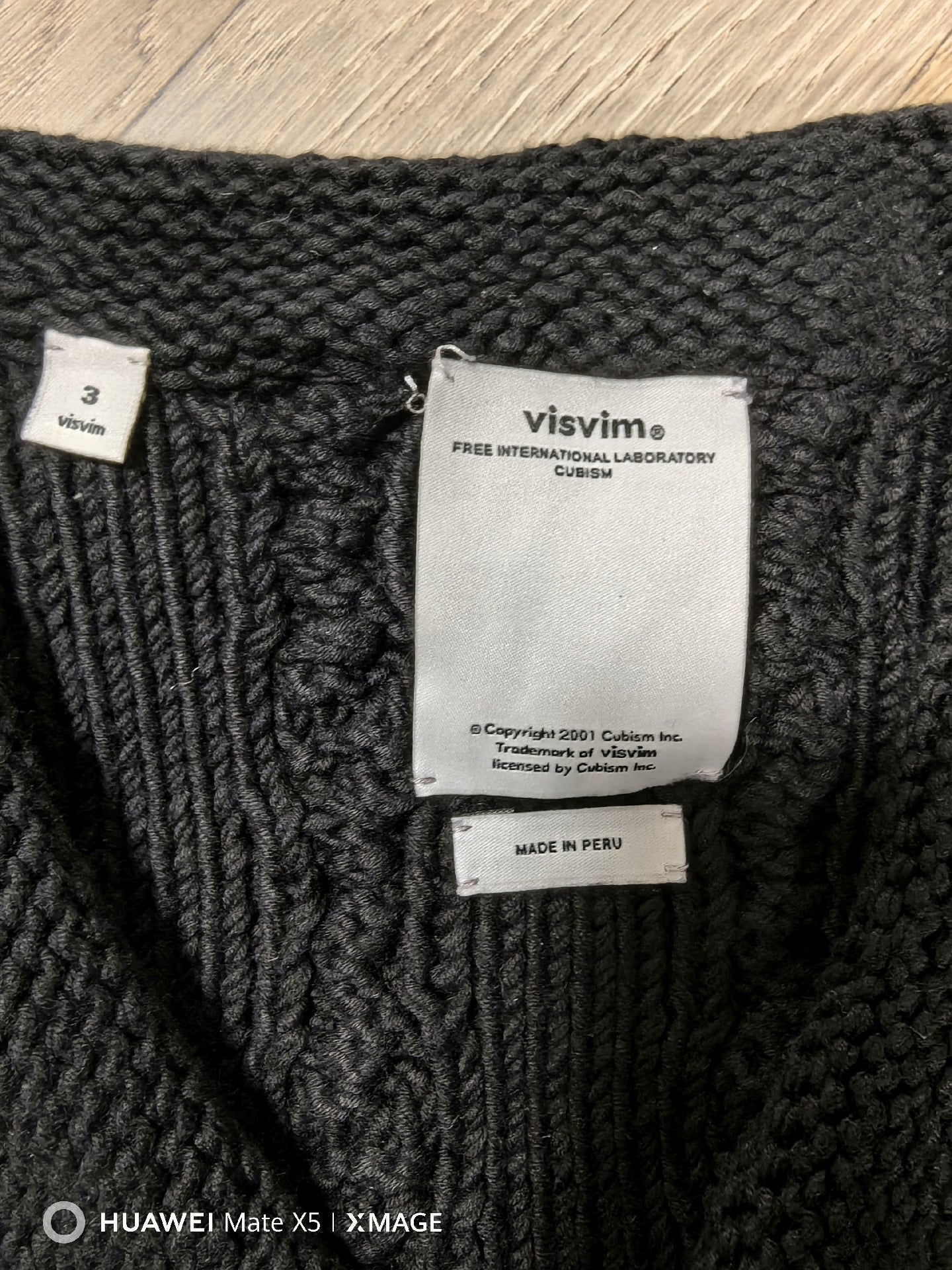 visvim highland knit bucky coverall jacket