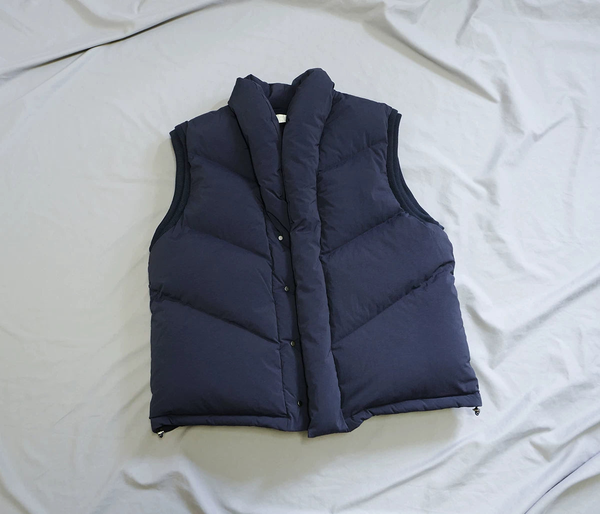 navy alaska down vest for winter