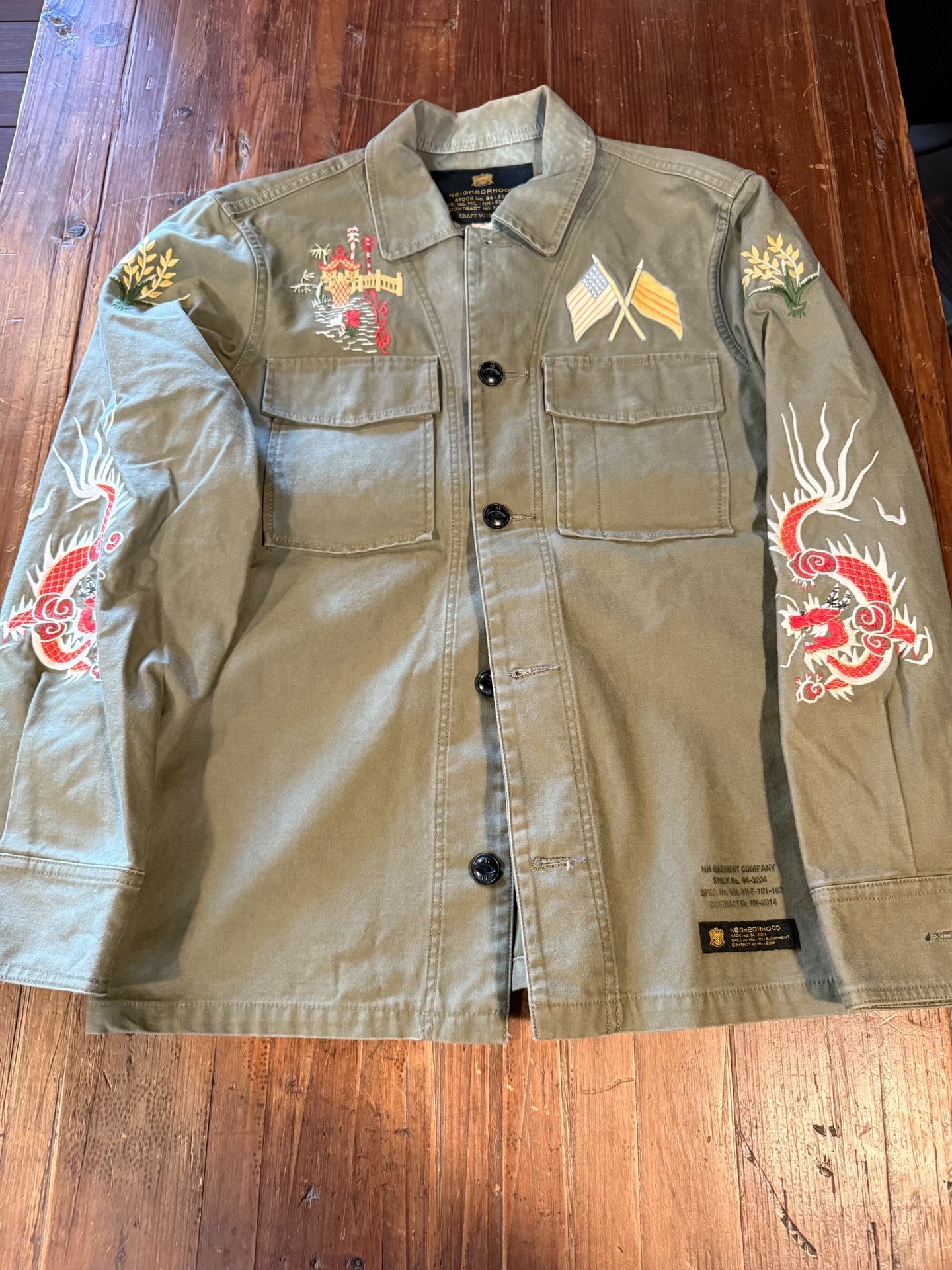 NEIGHBORHOOD M-43 Cross Button Jacket