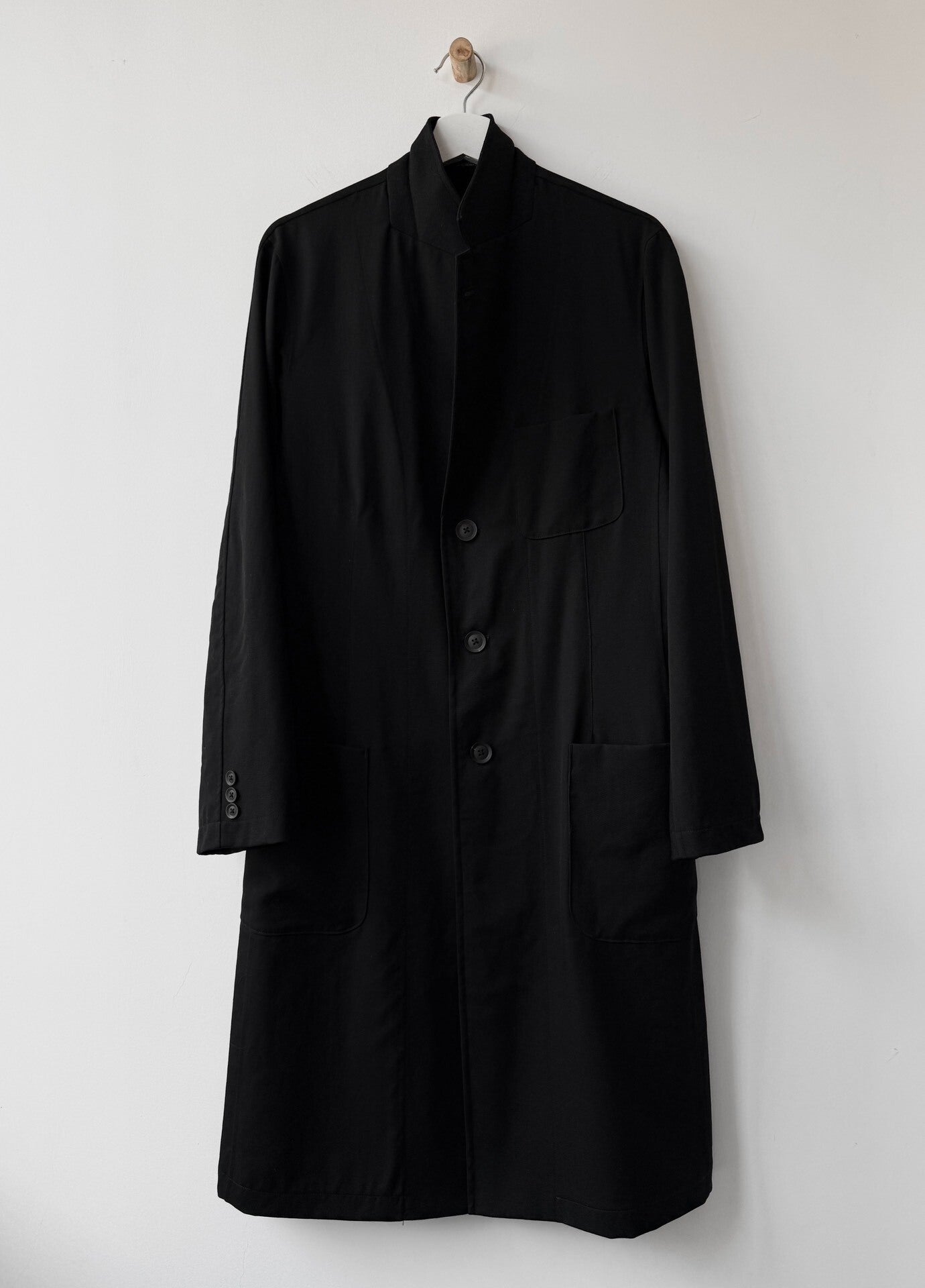 Yohji Yamamoto 21AW Gaba Wool Trench Coat