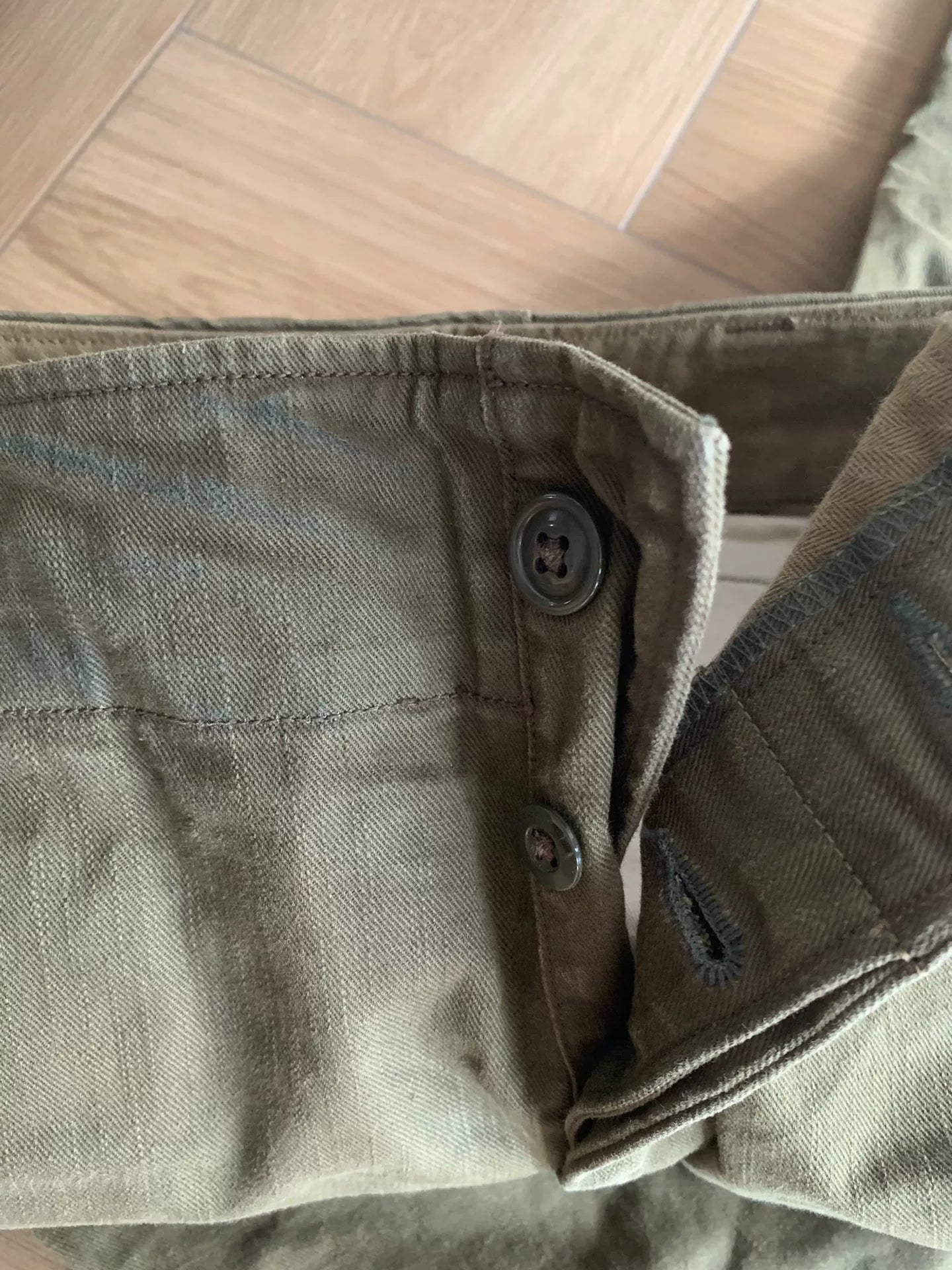 aviators trousers by freewheelers in green