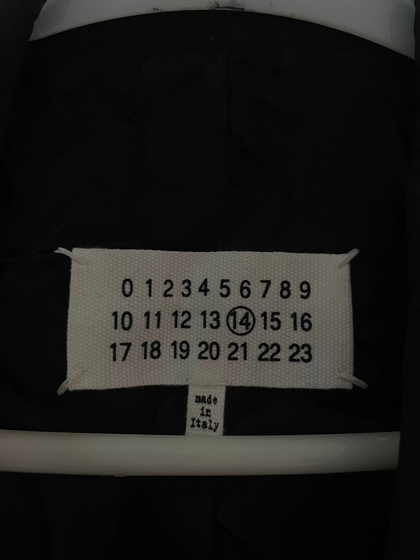 maison margiela black embellished wool suit