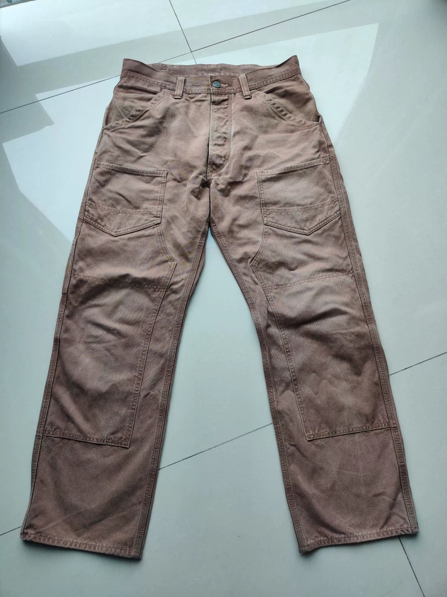 freewheelers bootleggers caramel color pants