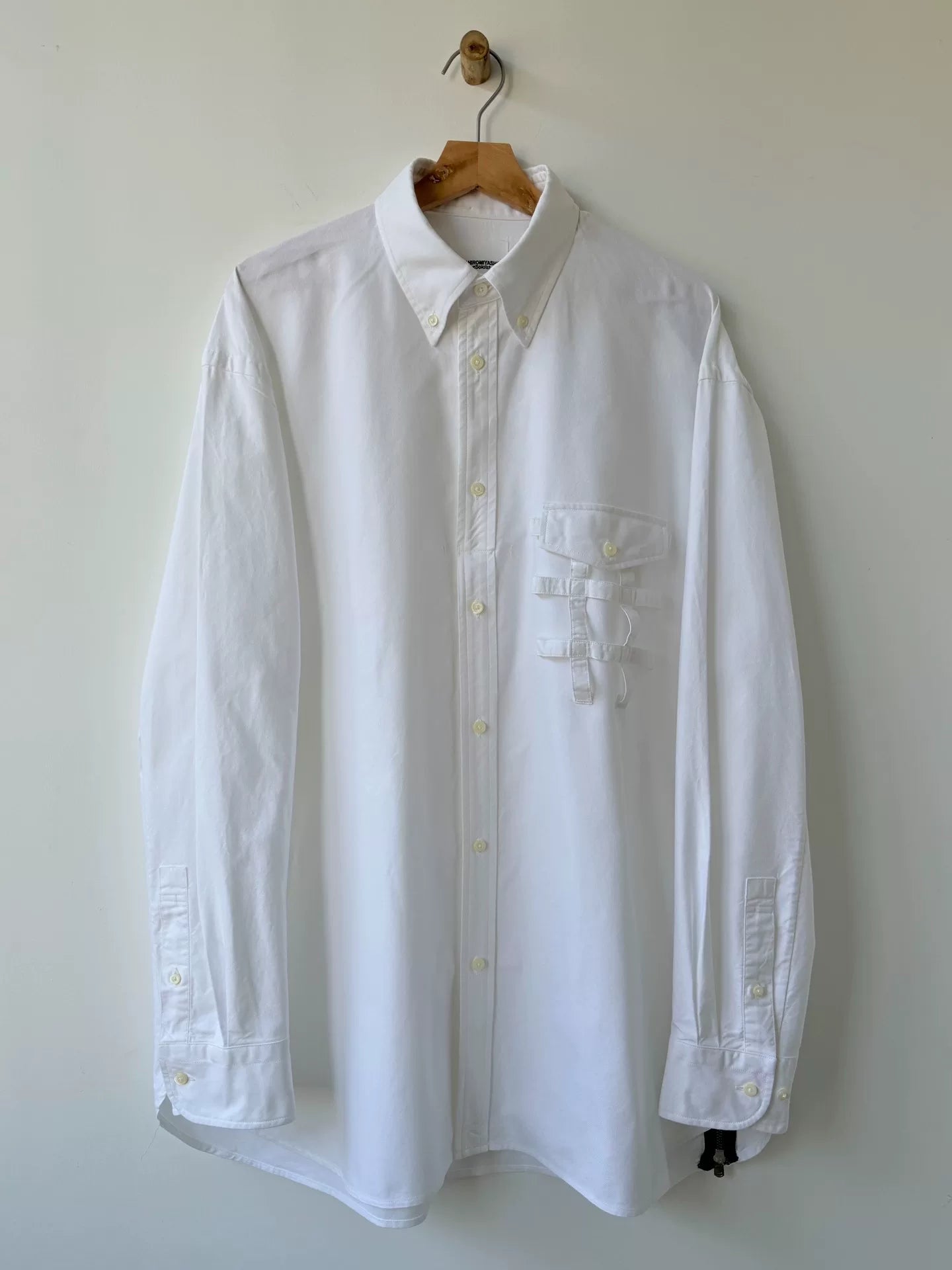 white long sleeve shirt by takahiromiyashita