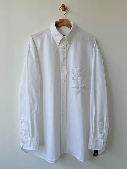 white long sleeve shirt by takahiromiyashita
