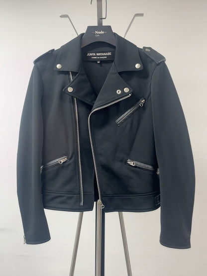 junya watanabe patchwork motorcycle jacket