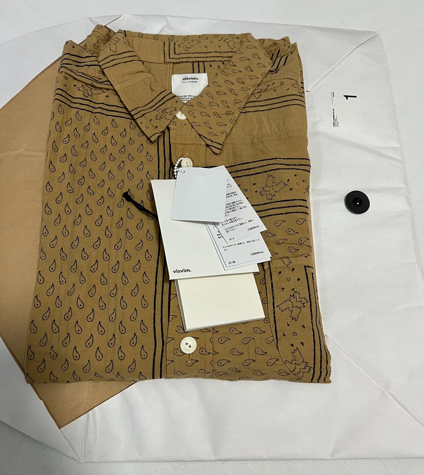 VISVIM 20AW LUMBER L/S BANDANA P.W.