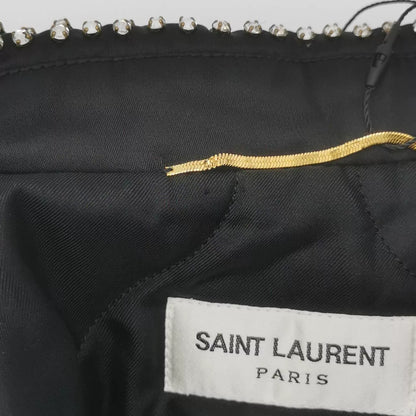 Saint Laurent Black Studded Collar Jacket