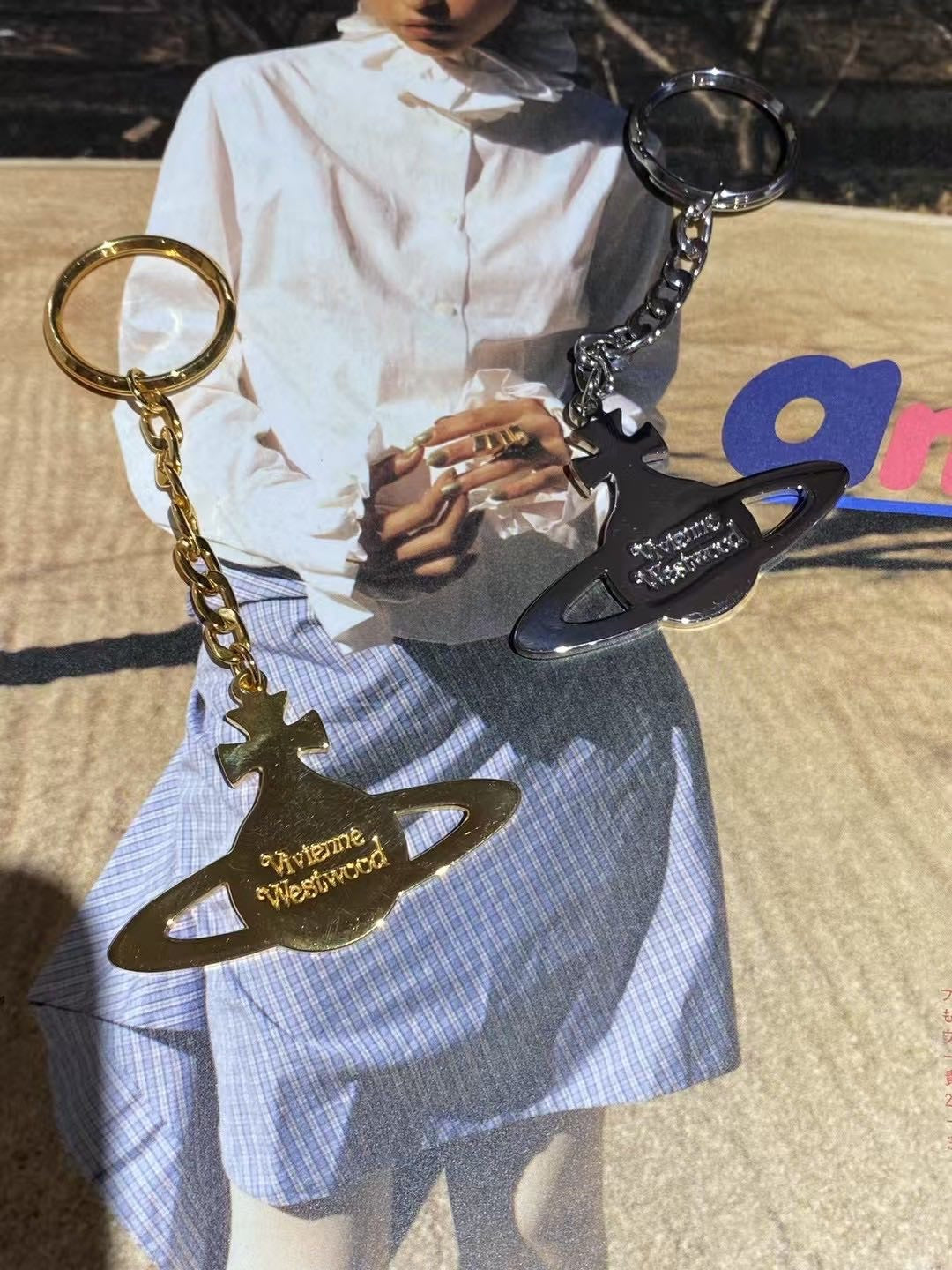 Vivienne Westwood Saturn Keychain