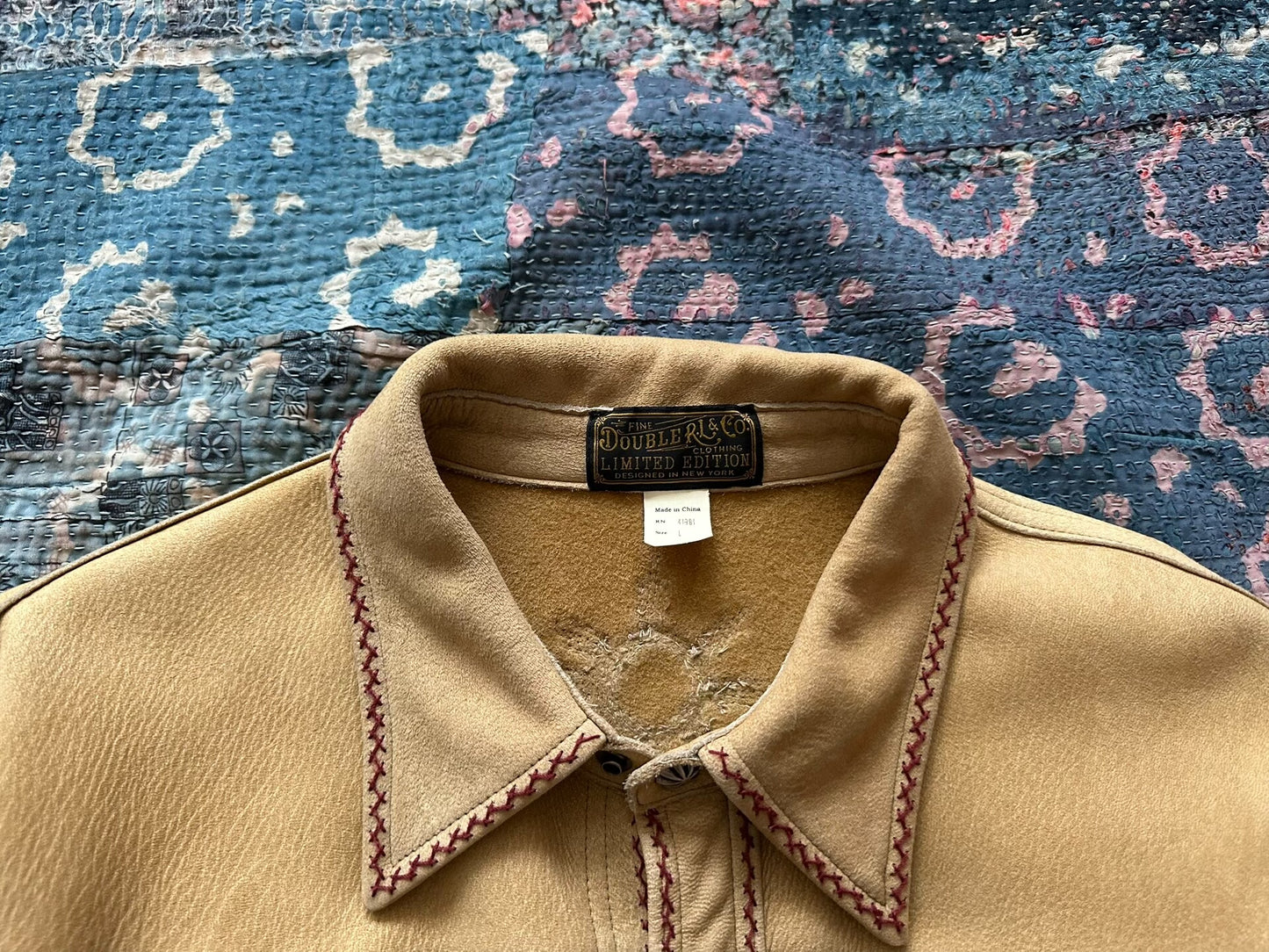 rrl limited edition suede leather jacket