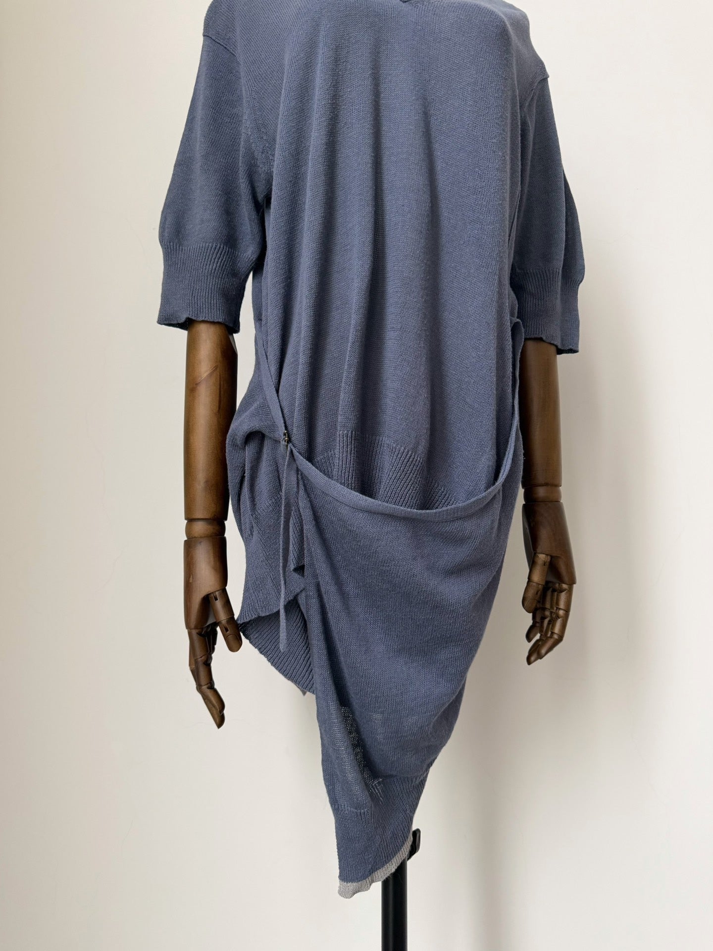 Yohji Yamamoto Y's Gray-Blue Knit Top