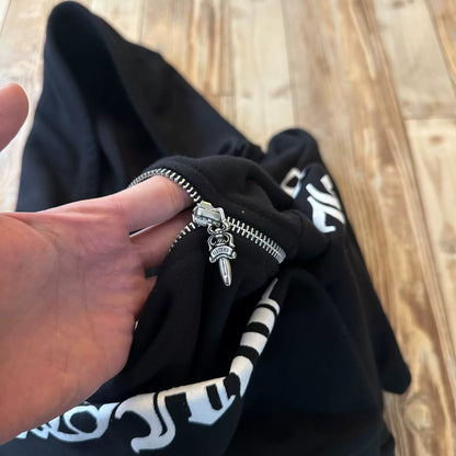 Chrome Hearts Black Sword Zip Hoodie