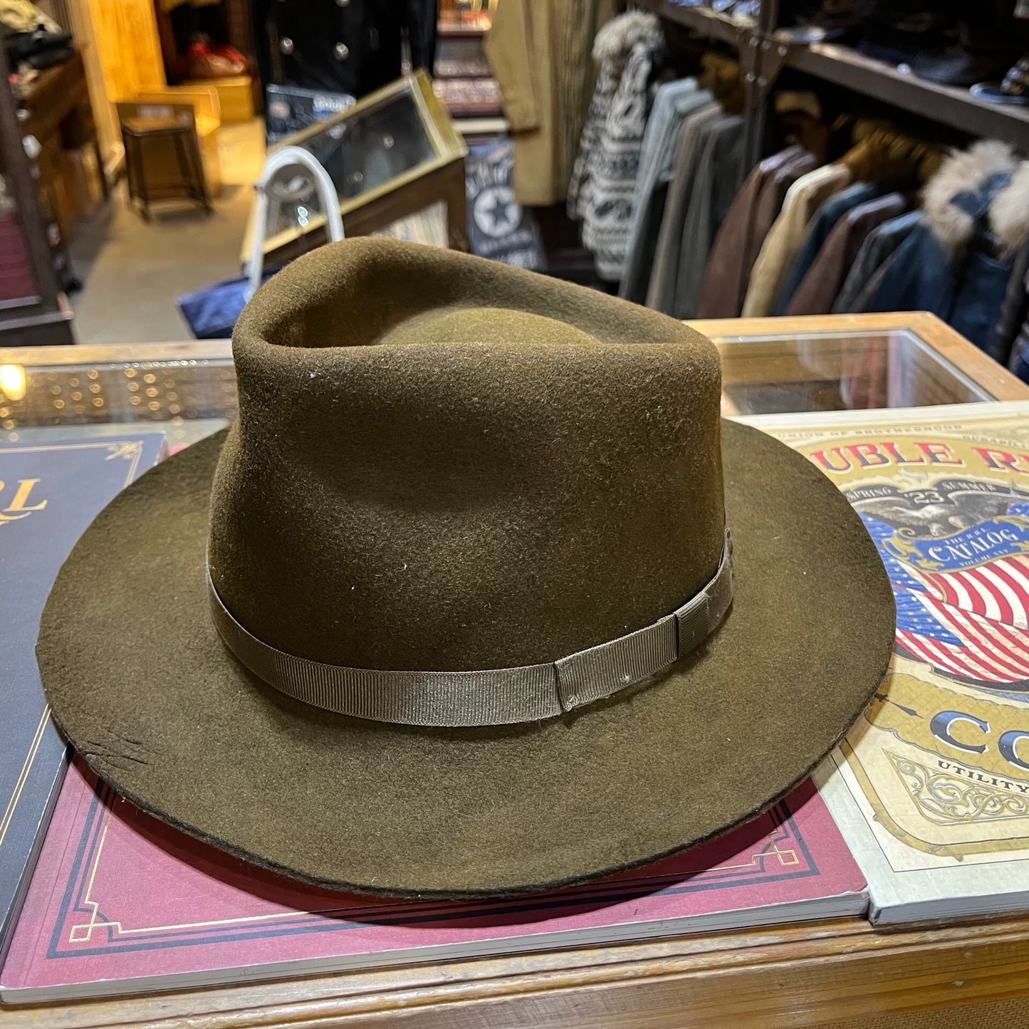 classic wool fedora hat by Ralph Lauren