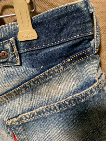 classic distressed high-end jeans lvc