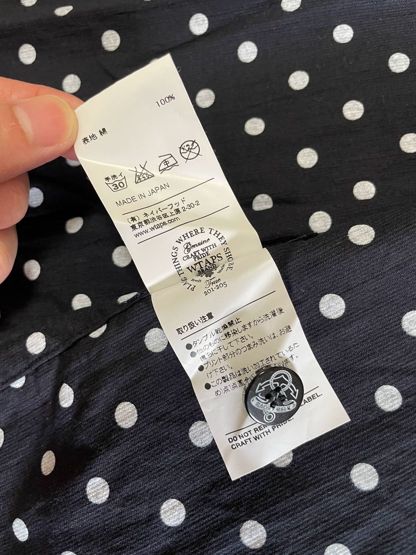 WTAPS Washed Corduroy Long-Sleeve Shirt