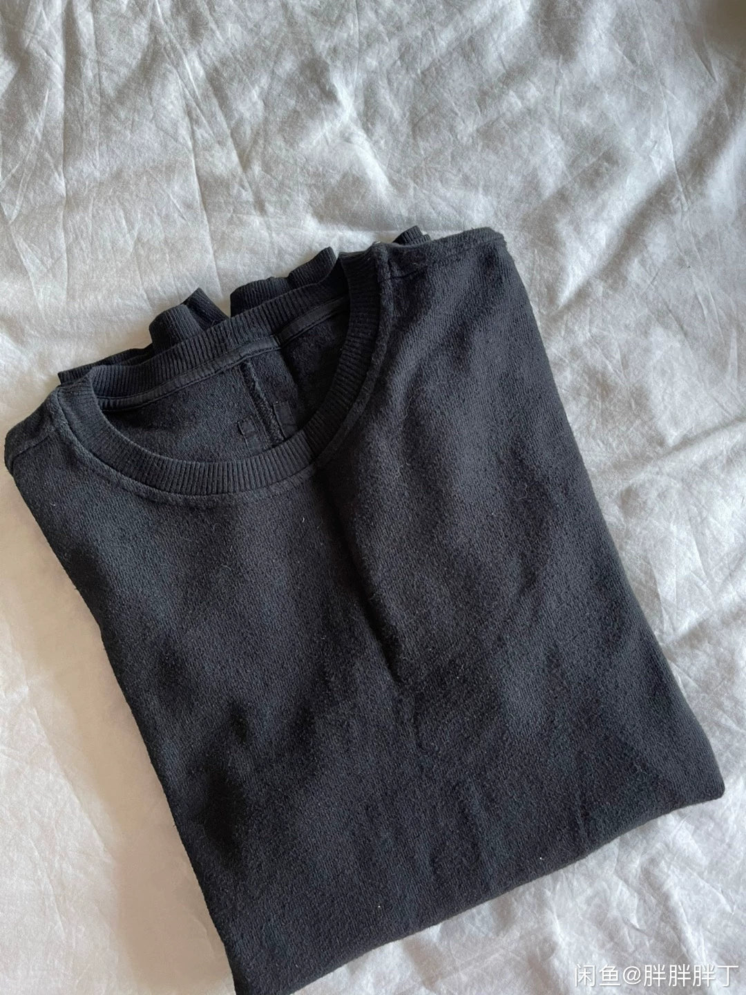 Rick Owens Men's Black Long-Sleeve Sweatshirt