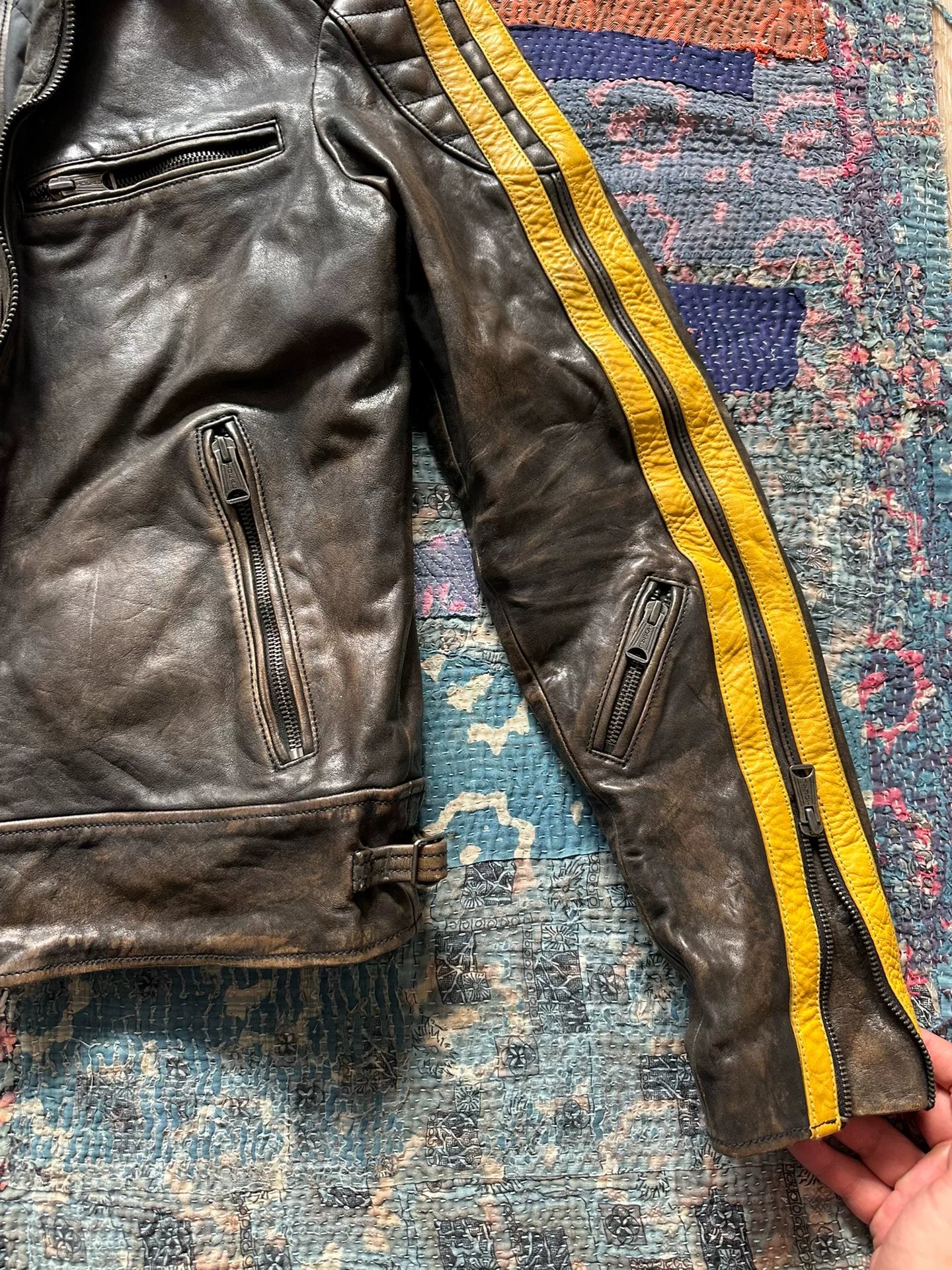 raloh lauren motorcycle leather jacket