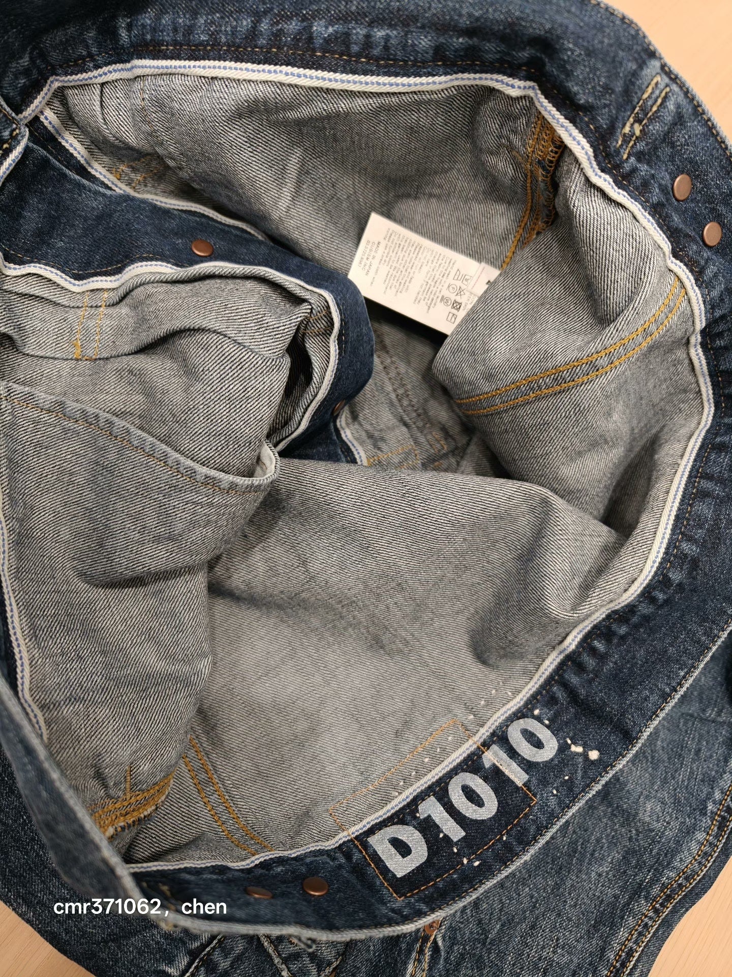 visvim 24 ICT 101 JKT DMGD