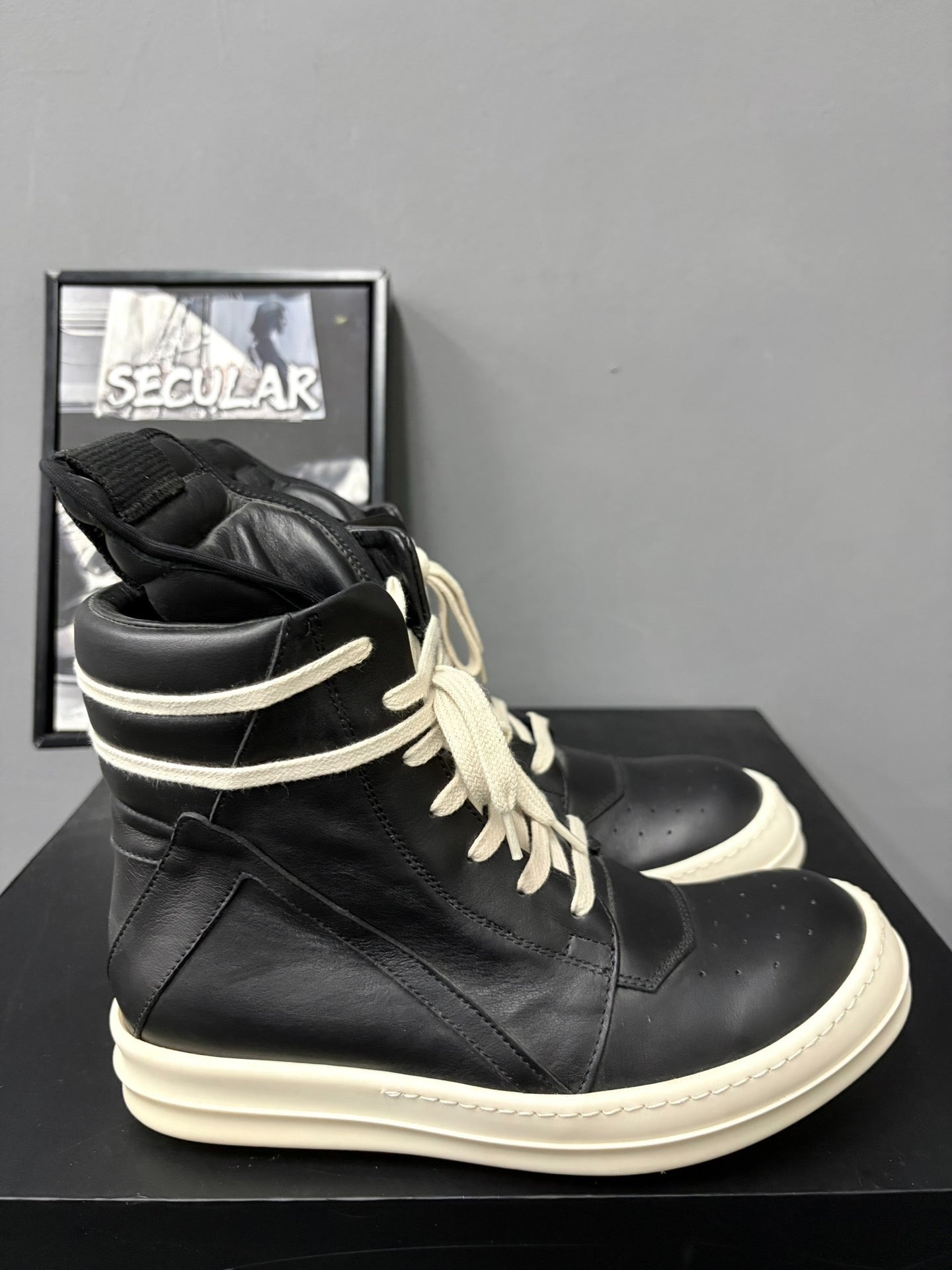 Rick Owens Classic Black Geobasket